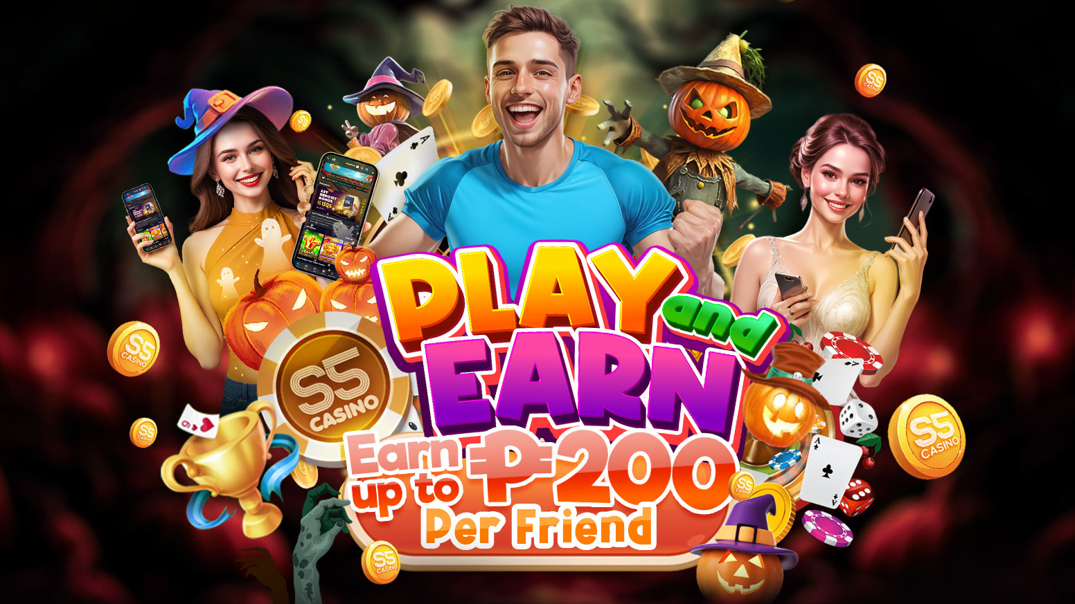 S5 Casino Play and Earn Double Up